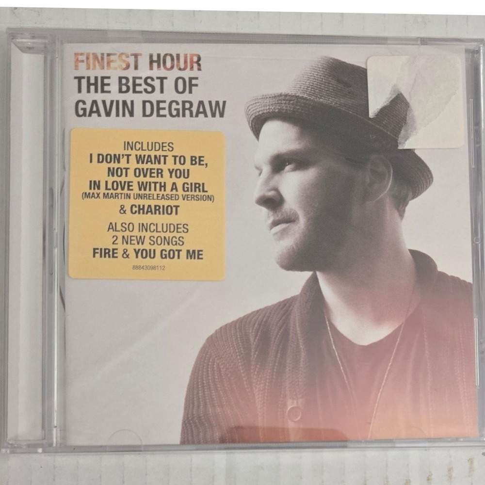 Gavin DeGraw Finest Hour The Best Of CD New Sealed 2014 Greatest Hits Pop Rock
